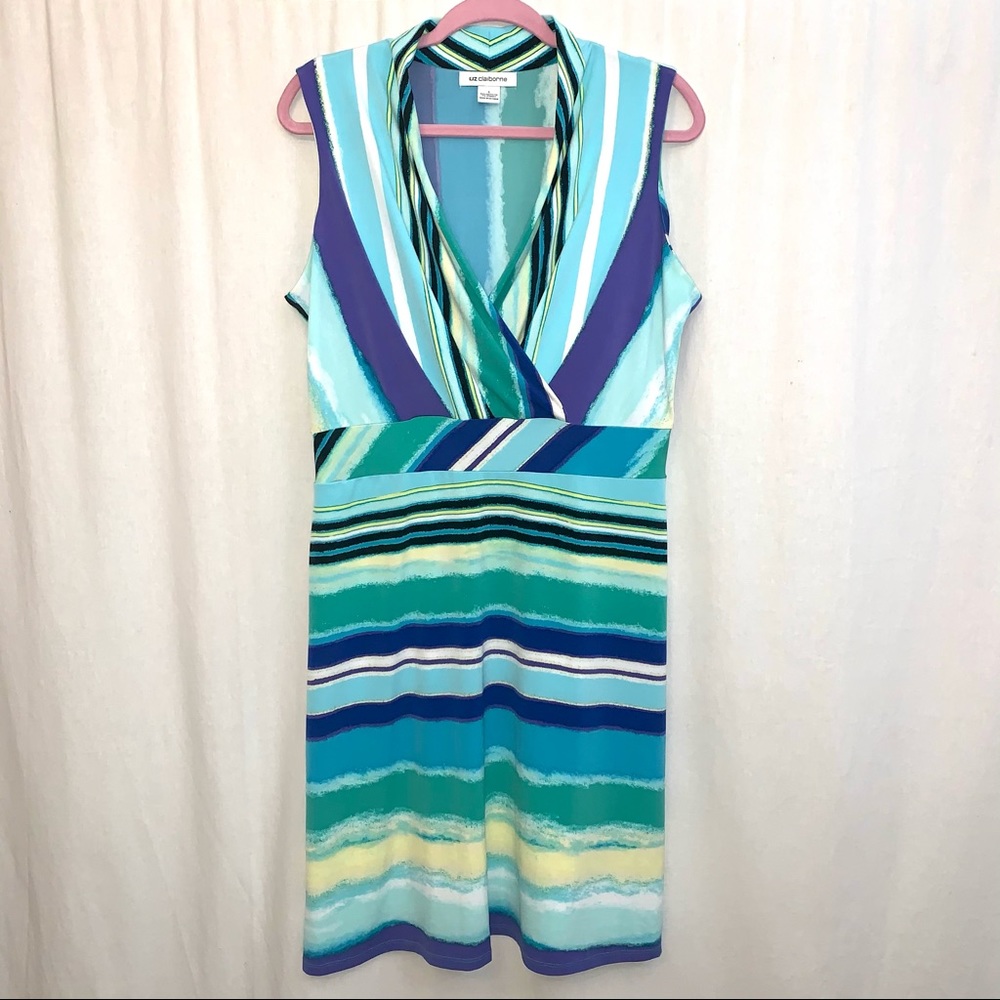 Liz Claiborne‎ Women’s Multi Color Dress Size L